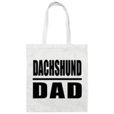 Dachshund Dad - Tote Bag White
