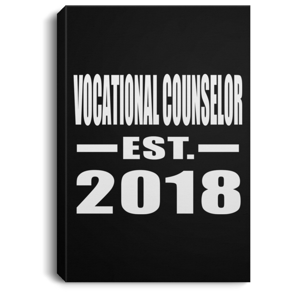 Vocational Counselor Established EST. 2018 - Canvas Portrait