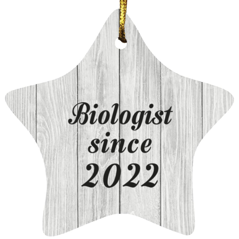 Biologist Since 2022 - Star Ornament F