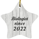 Biologist Since 2022 - Star Ornament F