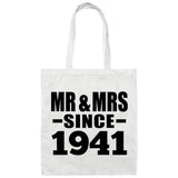 83rd Anniversary Mr & Mrs Since 1941 - Tote Bag White