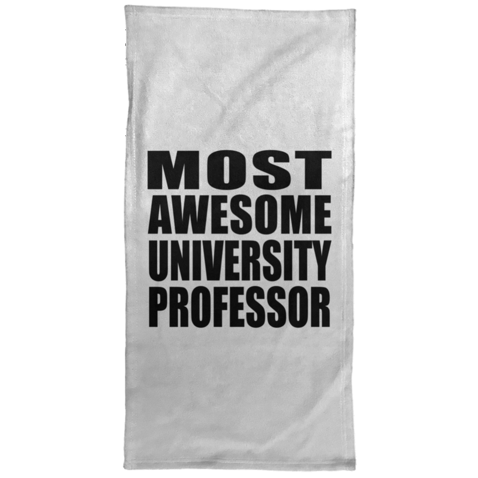 Most Awesome University Professor - Hand Towel