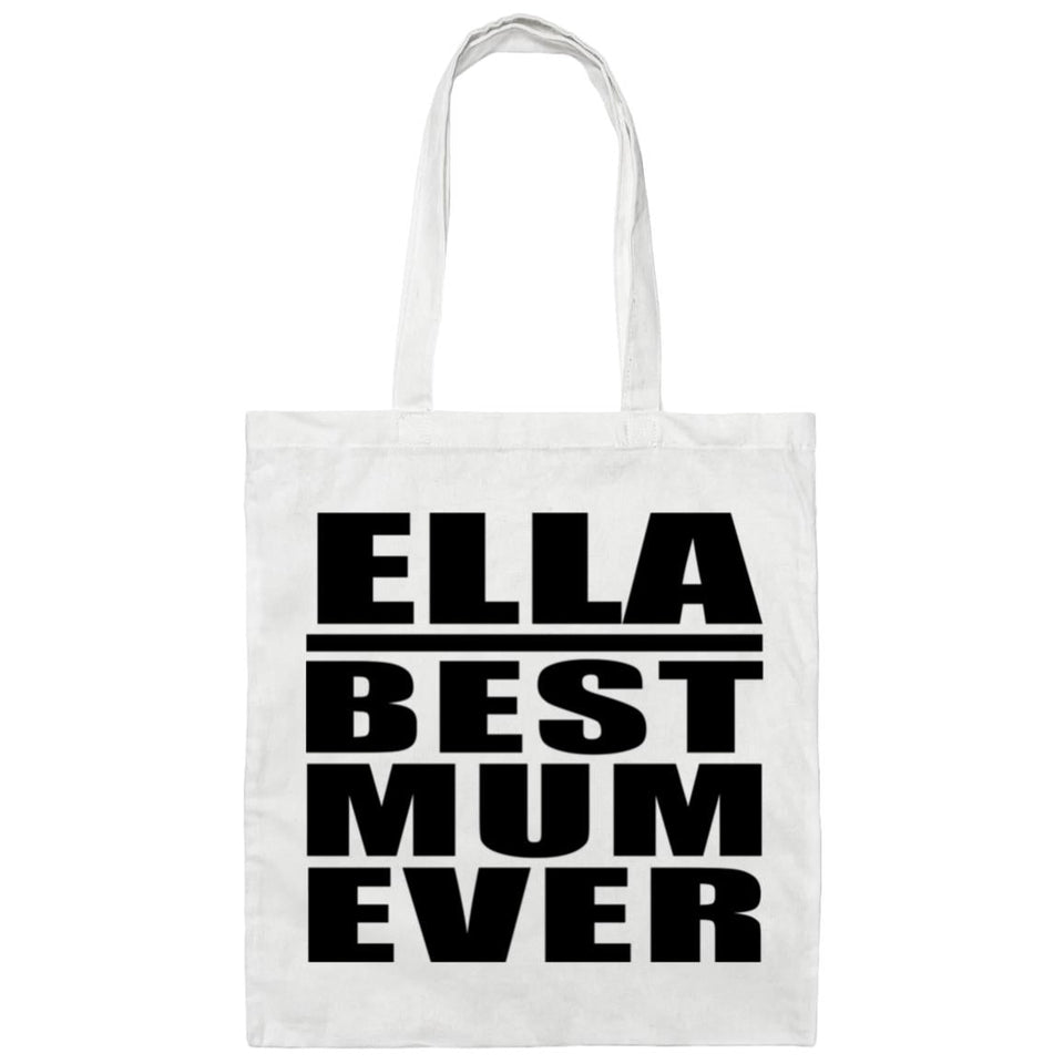 Ella Best Mum Ever - Tote Bag White