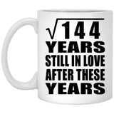 12th Anniversary Square Root of 144 Years Still In Love - 11oz Coffee Mug