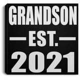 Grandson Established EST. 2021 - Canvas Square