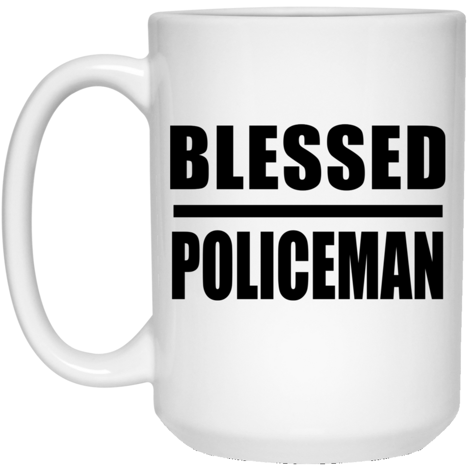 Blessed Policeman - 15oz Coffee Mug