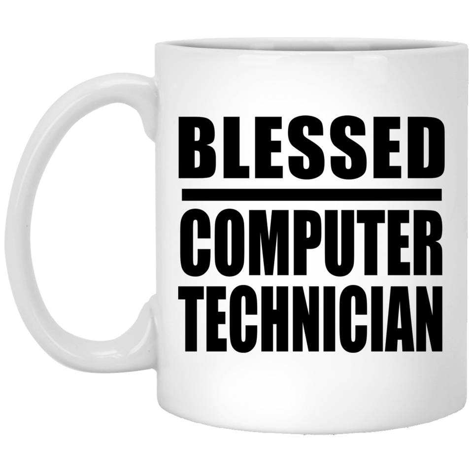 Blessed Computer Technician - 11oz Coffee Mug