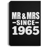 59th Anniversary Mr & Mrs Since 1965 - Canvas Portrait