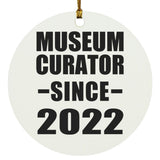 Museum Curator Since 2022 - Circle Ornament