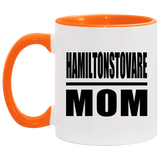 Hamiltonstovare Mom - 11oz Accent Mug Orange