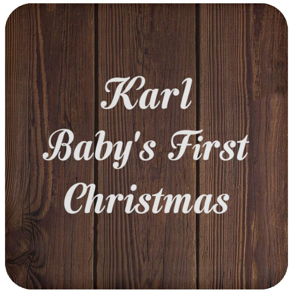 Karl Baby's First Christmas - Drink Coaster D