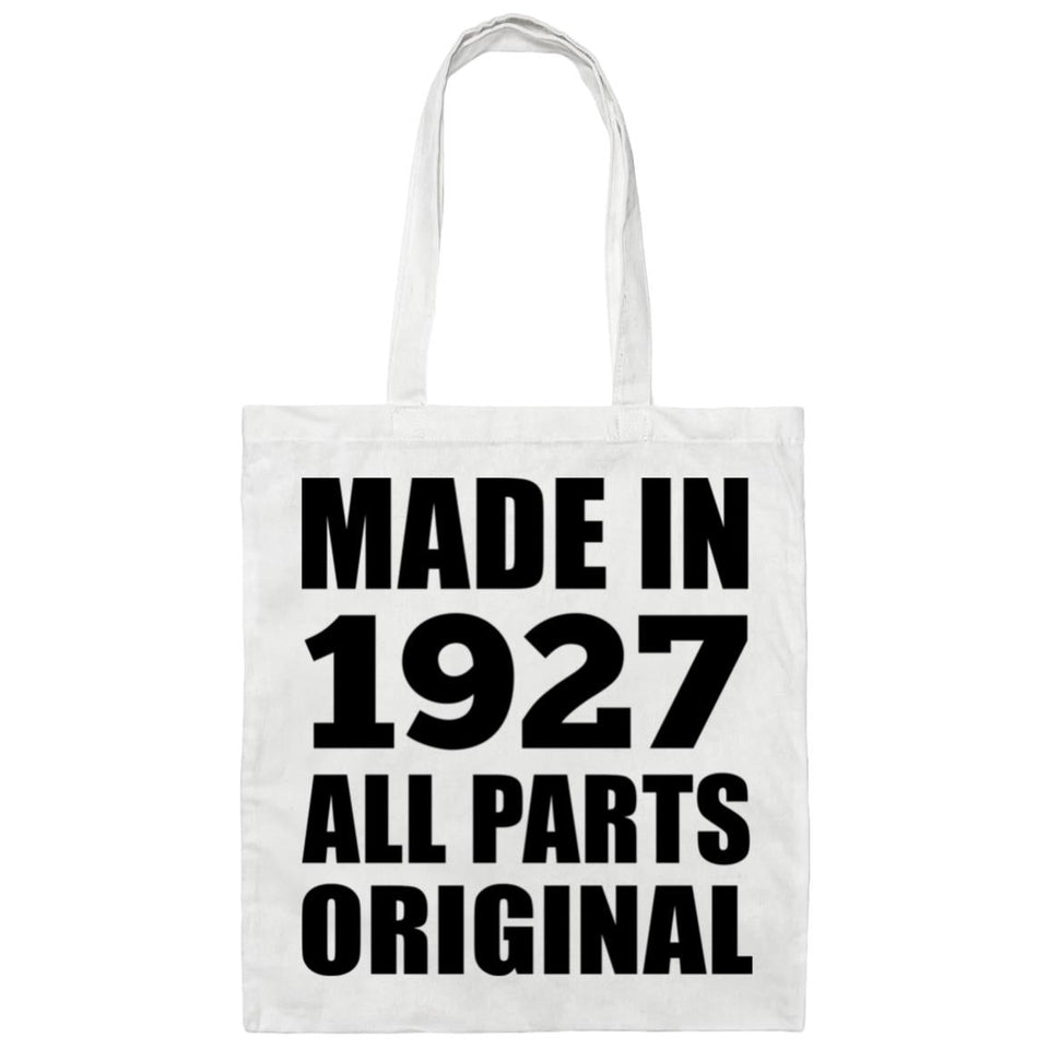 97th Birthday Made in 1927 All Parts Original - Tote Bag White