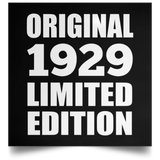 95th Birthday Original 1929 Limited Edition - Poster Square