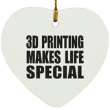 3D Printing Makes Life Special - Heart Ornament