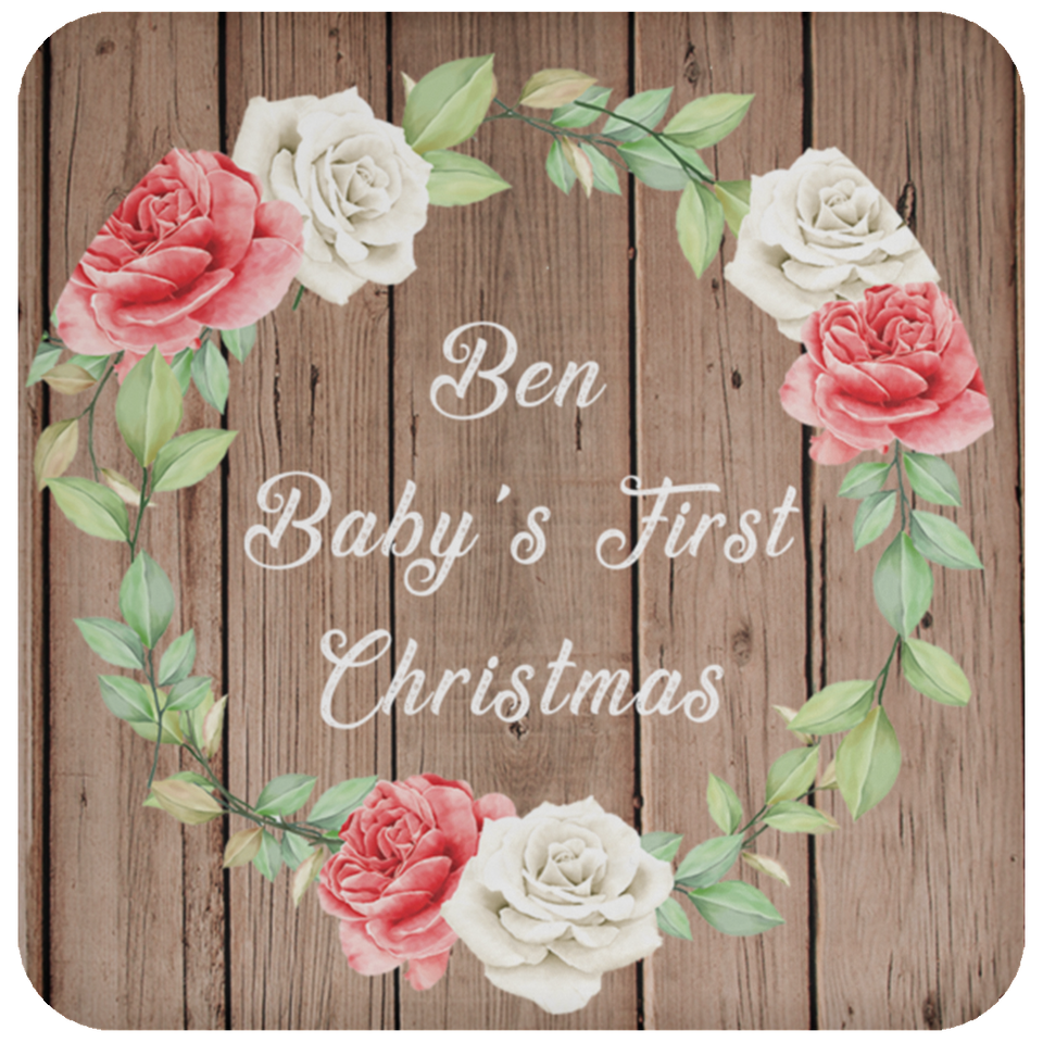 Ben Baby's First Christmas - Drink Coaster B