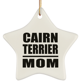 Cairn Terrier Mom - Star Ornament
