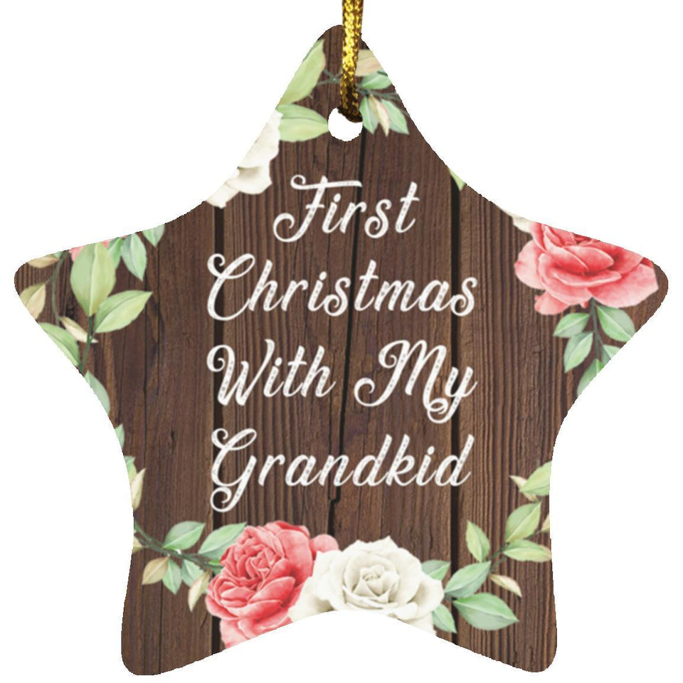 First Christmas With My Grandkid - Star Ornament A