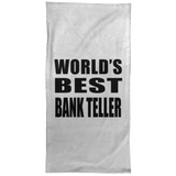 World's Best Bank Teller - Hand Towel