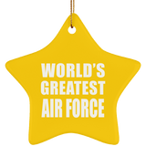 World's Greatest Air Force - Star Ornament