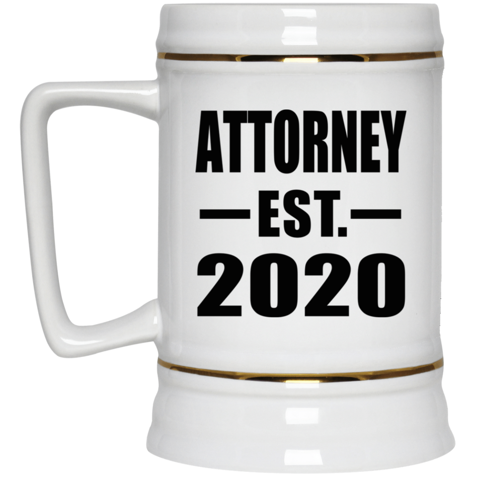 Attorney Established EST. 2020 - Beer Stein