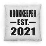 Bookkeeper Established EST. 2021 - Throw Pillow