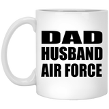 Dad Husband Air Force - 11oz Coffee Mug
