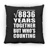 94th Anniversary Square Root of 8836 Years Who's Counting - Throw Pillow Black