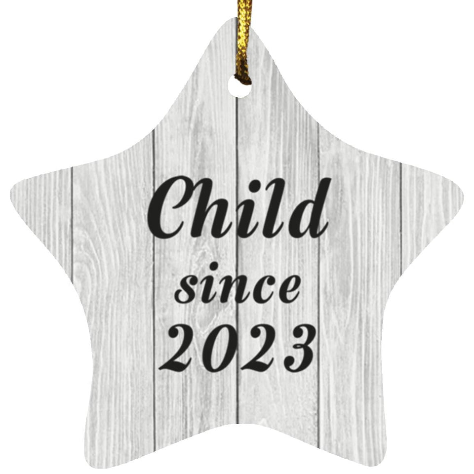 Child Since 2023 - Star Ornament F