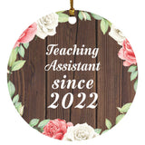 Teaching Assistant Since 2022 - Circle Ornament A