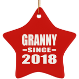 Granny Since 2018 - Star Ornament