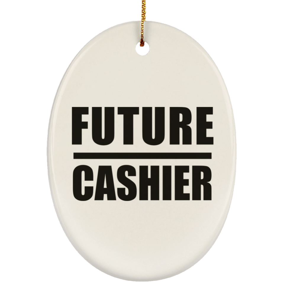 Future Cashier - Oval Ornament