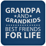 Grandpa and Grandkids, Best Friends For Life - Drink Coaster