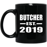 Butcher Established EST. 2019 - 11oz Coffee Mug Black