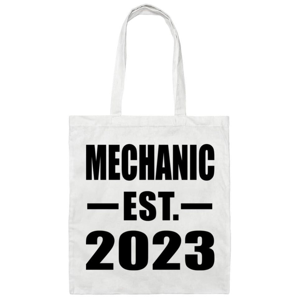 Mechanic Established EST. 2023 - Tote Bag White
