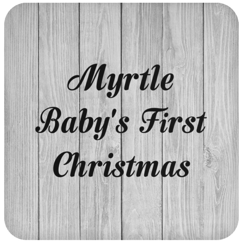 Myrtle Baby's First Christmas - Drink Coaster F