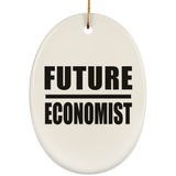 Future Economist - Oval Ornament
