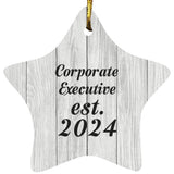 Corporate Executive Established Est. 2024 - Star Ornament F