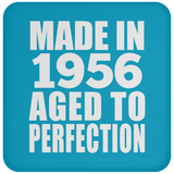 68th Birthday Made In 1956 Aged to Perfection - Drink Coaster