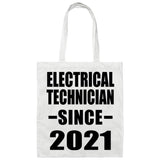 Electrical Technician Since 2021 - Tote Bag White