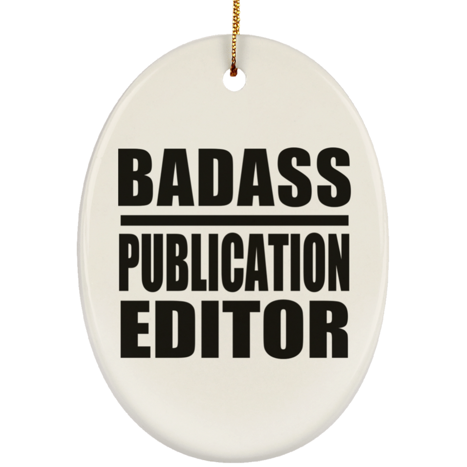 Badass Publication Editor - Oval Ornament