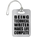 Being Technical Writer Makes Life Complete - Luggage Bag Tag