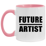 Future Artist - 11oz Accent Mug Pink
