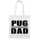 Pug Dad - Tote Bag White