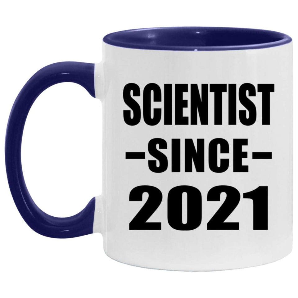 Scientist Since 2021 - 11oz Accent Mug Purple