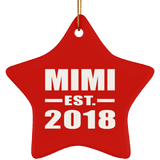 Mimi Established EST. 2018 - Star Ornament