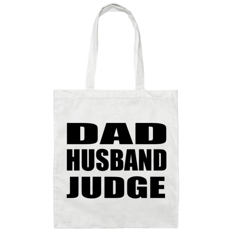 Dad Husband Judge - Tote Bag White