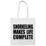 Snorkeling Makes Life Complete - Tote Bag White