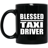Blessed Taxi Driver - 11oz Coffee Mug Black
