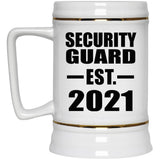 Security Guard Established EST. 2021 - Beer Stein