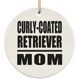 Curly-Coated Retriever Mom - Circle Ornament